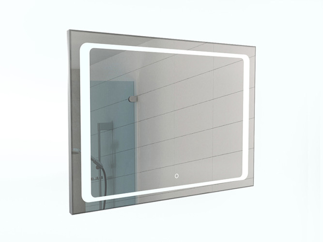Зеркало Galaxy 80 alum с подсветкой Sansa