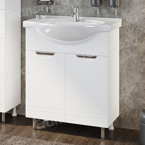 Тумба для комплекта Francesca Доминго 70 белый (2дв)