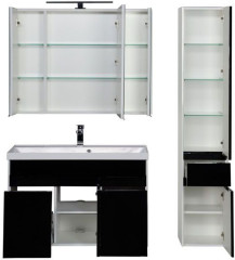 Мебель для ванной Aquanet Латина 100 черный