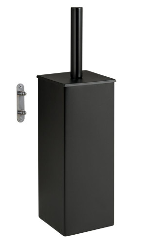 Gedy Teseo, настенный металлический ёрш, цвет черный матовый