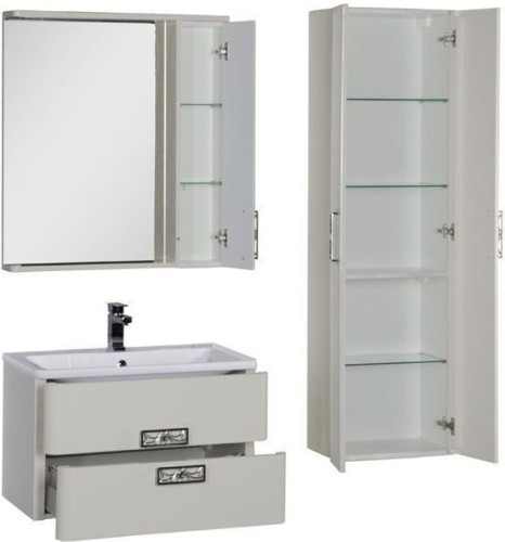 Мебель для ванной Aquanet Паллада 80 слоновая кость