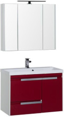 Мебель для ванной Aquanet Тиволи 90 бордо