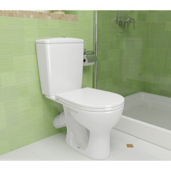 ¶Унитаз-компакт с сиденьем микролифт Santeri Orion (1.P403.8.S00.00B.F)