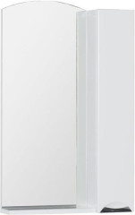 Зеркало-шкаф Aquanet Асти 55 белый (шкаф/полка)