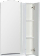 Зеркало-шкаф Aquanet Асти 55 белый (шкаф/полка)