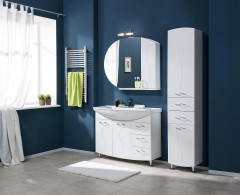 Зеркало-шкаф Aquanet Моника 85 белый