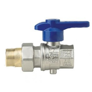 Латунный дисковый затвор Rubinetterie Bresciane EUROFLY 1/2", вн/нар резьба "американка"