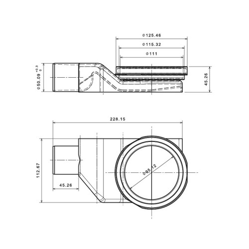 Душевой лоток Betto Net Line 850 (блистер) 13702519