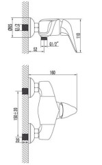 Смеситель Lemark Poseidon LM4233C