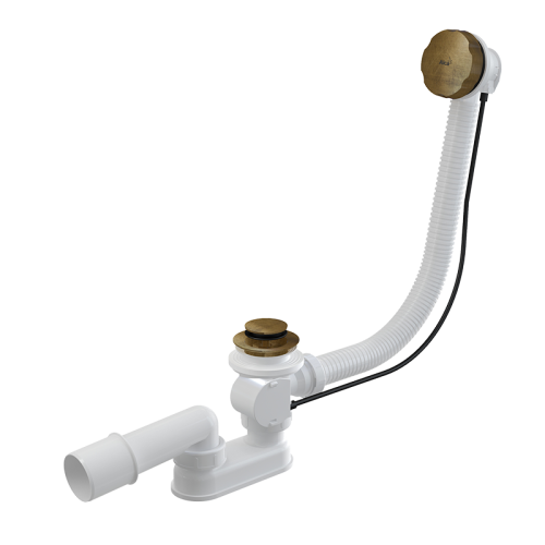 Слив-перелив Alcadrain для ванны, автомат, бронза (A55 ANTIC-RU-01 )