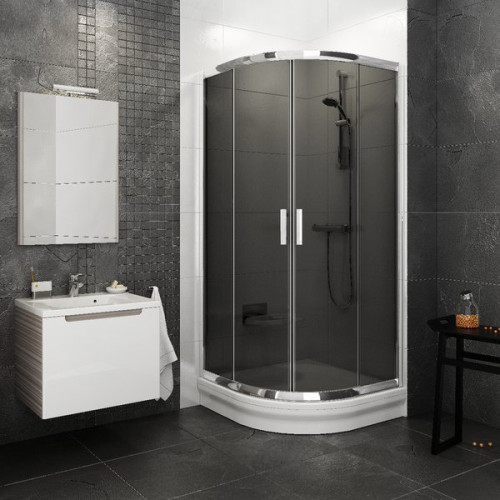 Душевой уголок Ravak Blix BLCP4-90, профиль хром, стекло прозрачное