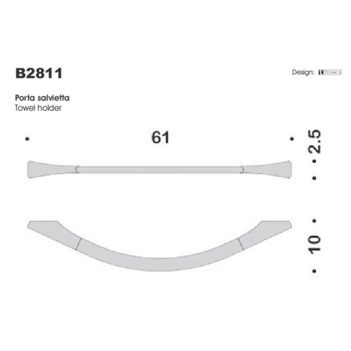 Полотенцедержатель Colombo Design Land B2811.000