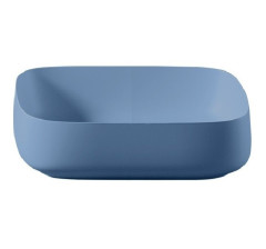 Раковина Artceram Cognac Quadro 560*410*155 отверстия для смесителя-отсутствуют Blue avio