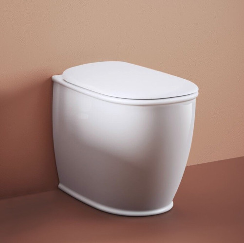 Унитаз Artceram Atelier приставной 375*525*420 белый матовый