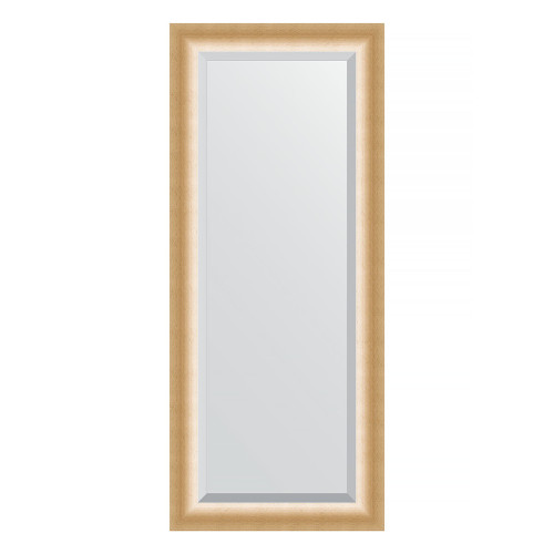 Зеркало настенное с фацетом EVOFORM в багетной раме травленое золото, 66х156 см, BY 1191