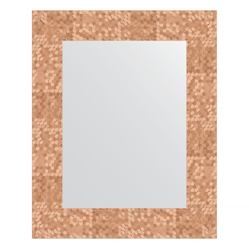 Зеркало настенное EVOFORM в багетной раме соты медный, 43х53 см, BY 3018