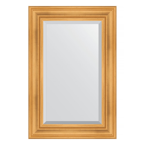 Зеркало настенное с фацетом EVOFORM в багетной раме травленое золото, 59х89 см, BY 3418