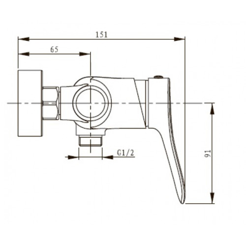Смеситель для ванны KAISER Sena (74077)