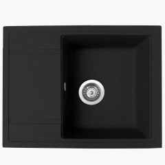 Кухонная мойка Formastone FostoGran FG 64-50, прямоугольная с крылом, антрацит