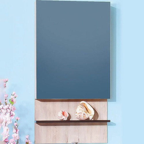 Зеркальный шкаф Бриклаер Карибы 50 4620750416072 Дуб кантри Венге