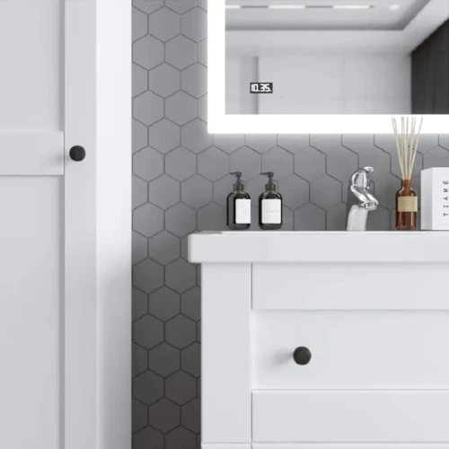 Тумба Бриклаер Хелена 80 Рамочный белый (2 упаковки)