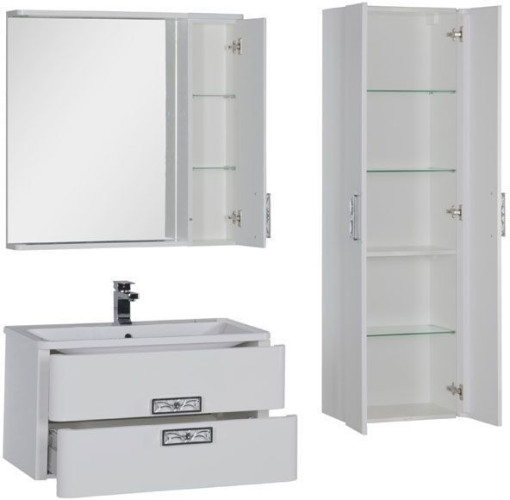 Мебель для ванной Aquanet Паллада 90 белый
