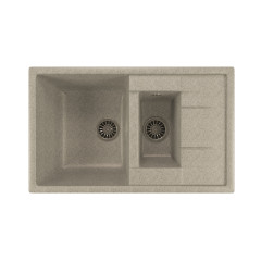 Мойка из искусственного мрамора MIXLINE ML-GM22 49,5x77 (525177)