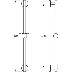 Душевая штанга Ideal Standard Idealrain 600 (B9420AA)