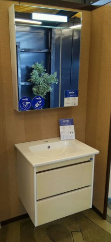 Зеркальный шкаф Smile Фреш 60 с подсветкой