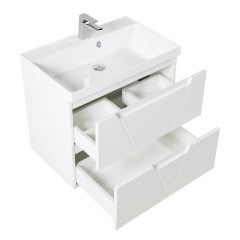 База под раковину подвесная BelBagno VITTORIA-700-2C-SO-TB-P Toros Bianco