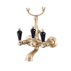 ADRIA-Swarovski смеситель ванна (бронза) черный кристалл Caprigo 01B-011-vot