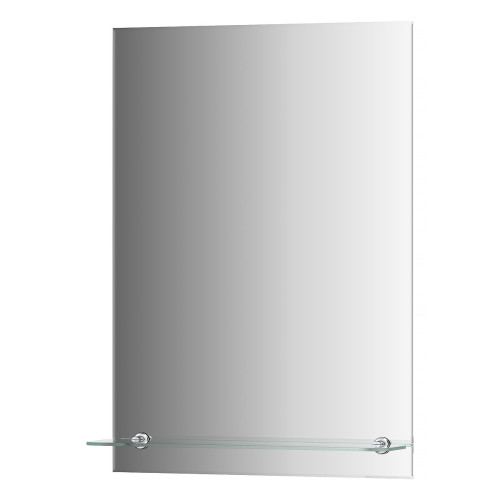 Зеркало настенное с фацетом и полочкой Attractive EVOFORM 50х70 см, BY 0504