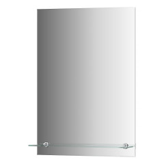 Зеркало настенное с фацетом и полочкой Attractive EVOFORM 50х70 см, BY 0504