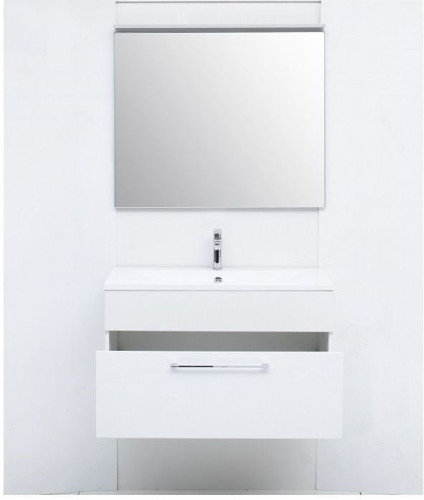 Зеркало De Aqua Сильвер 8075 серебро (без фацета)