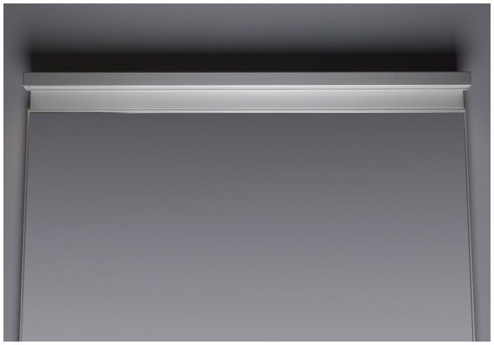 Зеркало De Aqua Сильвер 8075 серебро (без фацета)