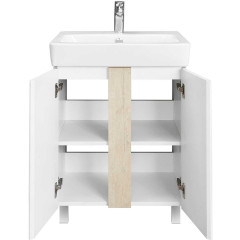 Тумба под раковину AQUATON Кантри 60 напольная, дуб верона (1A257401AHB20)