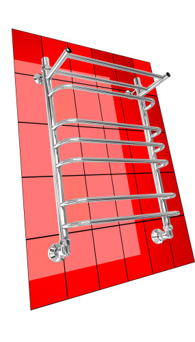 Полотенцесушитель водяной Двин форма лесенка 80х60, цвет Хром (4627099941159)