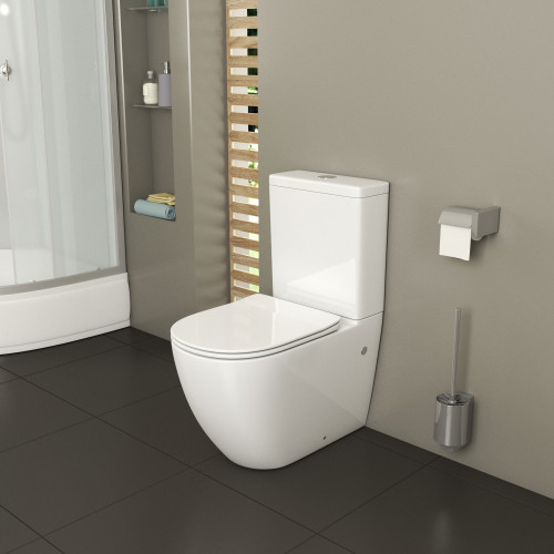 Унитаз Grossman GR-4446S (680*375*810) напольный с тонкой крышкой