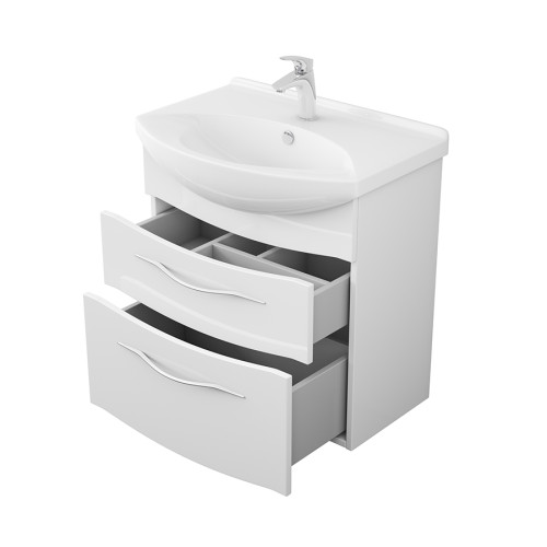 Тумба OWL 1975 Vessla stor 65, белый лак