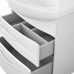 Тумба OWL 1975 Vessla stor 65, белый лак