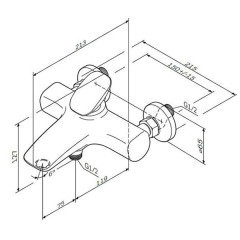 Смеситель для ванны AM PM Spirit V2.0 F70A10000
