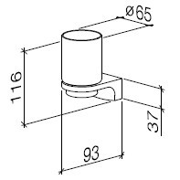Стакан Dornbracht Cult 83.400.960.00