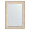 Зеркало настенное с фацетом EVOFORM в багетной раме старый гипс, 75х105 см, BY 1292