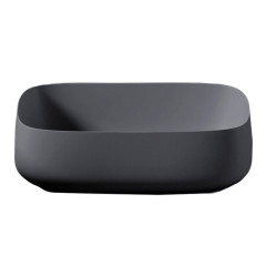 Раковина Artceram Cognac Quadro 560*410*155 отверстия для смесителя-отсутствуют Blue denim