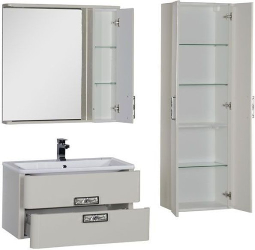 Мебель для ванной Aquanet Паллада 90 слоновая кость