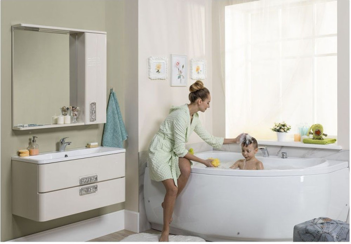 Мебель для ванной Aquanet Паллада 90 слоновая кость