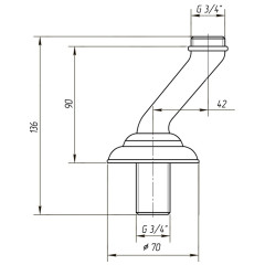 Дека на ванну Migliore Cristalia ML.CRS-RIC3705