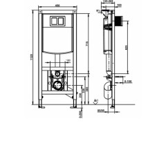 Инсталляция Sanit Ineo 90.733.00..0000 для унитаза