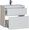 Тумба под раковину Aquanet Латина 70 белый (2 ящика)