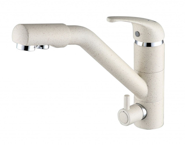 Смеситель для кухни Paulmark HESSEN, бежевый, He213017-328, Paulmark